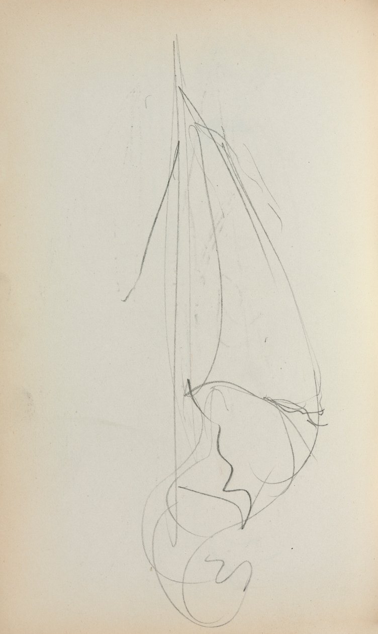 Carnet de croquis italien : Voile page 73, 1898-1899 - Maurice Brazil Prendergast