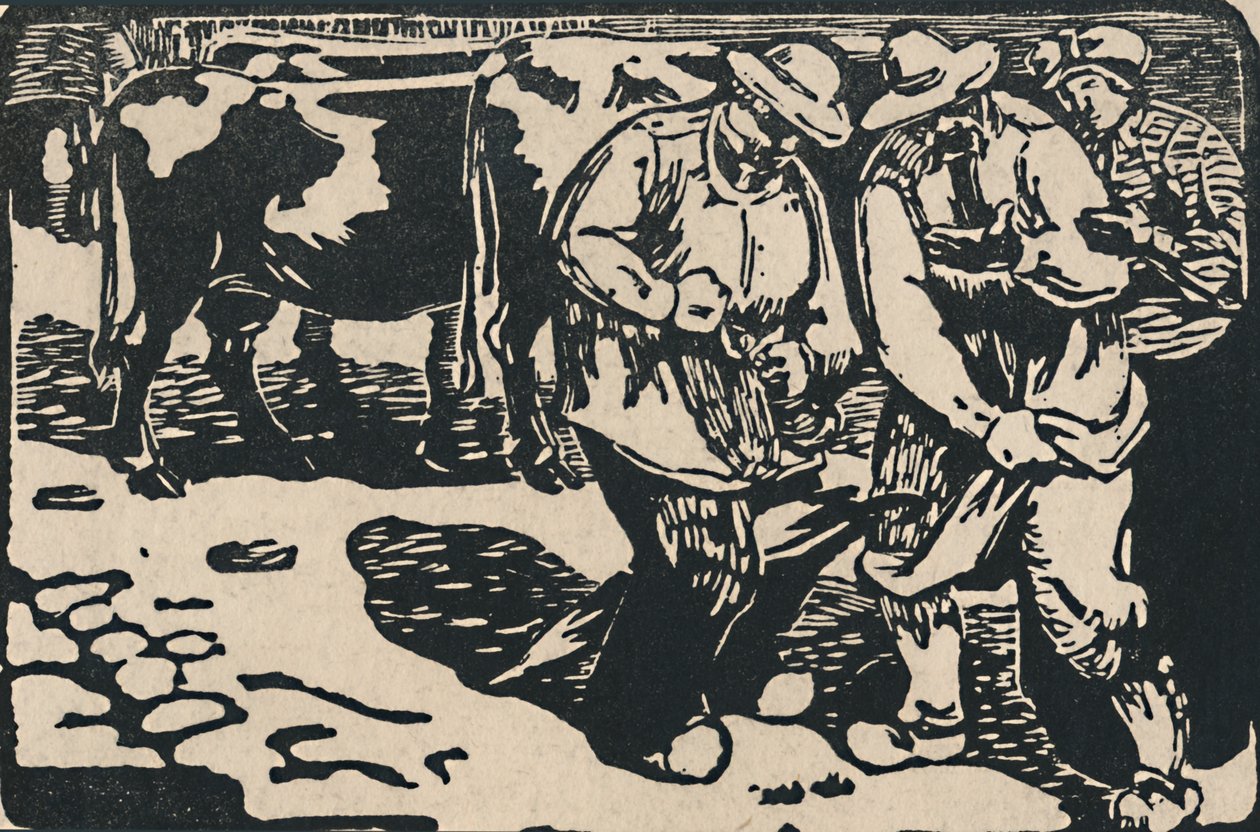 Marché en Auvergne - De Au Pied Des Puys, 1919 - Maurice Busset