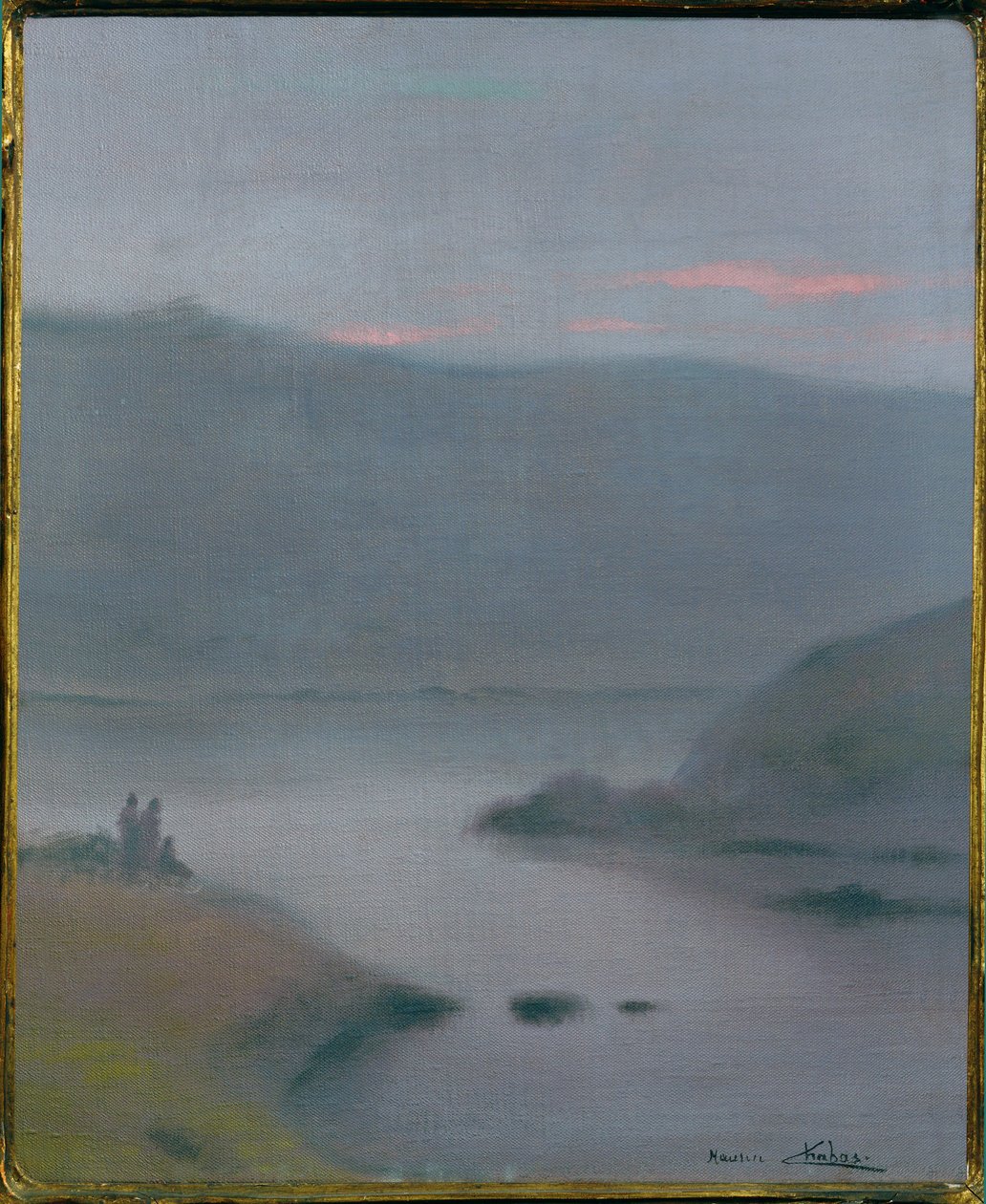Paysage (peinture sur toile) - Maurice Chabas