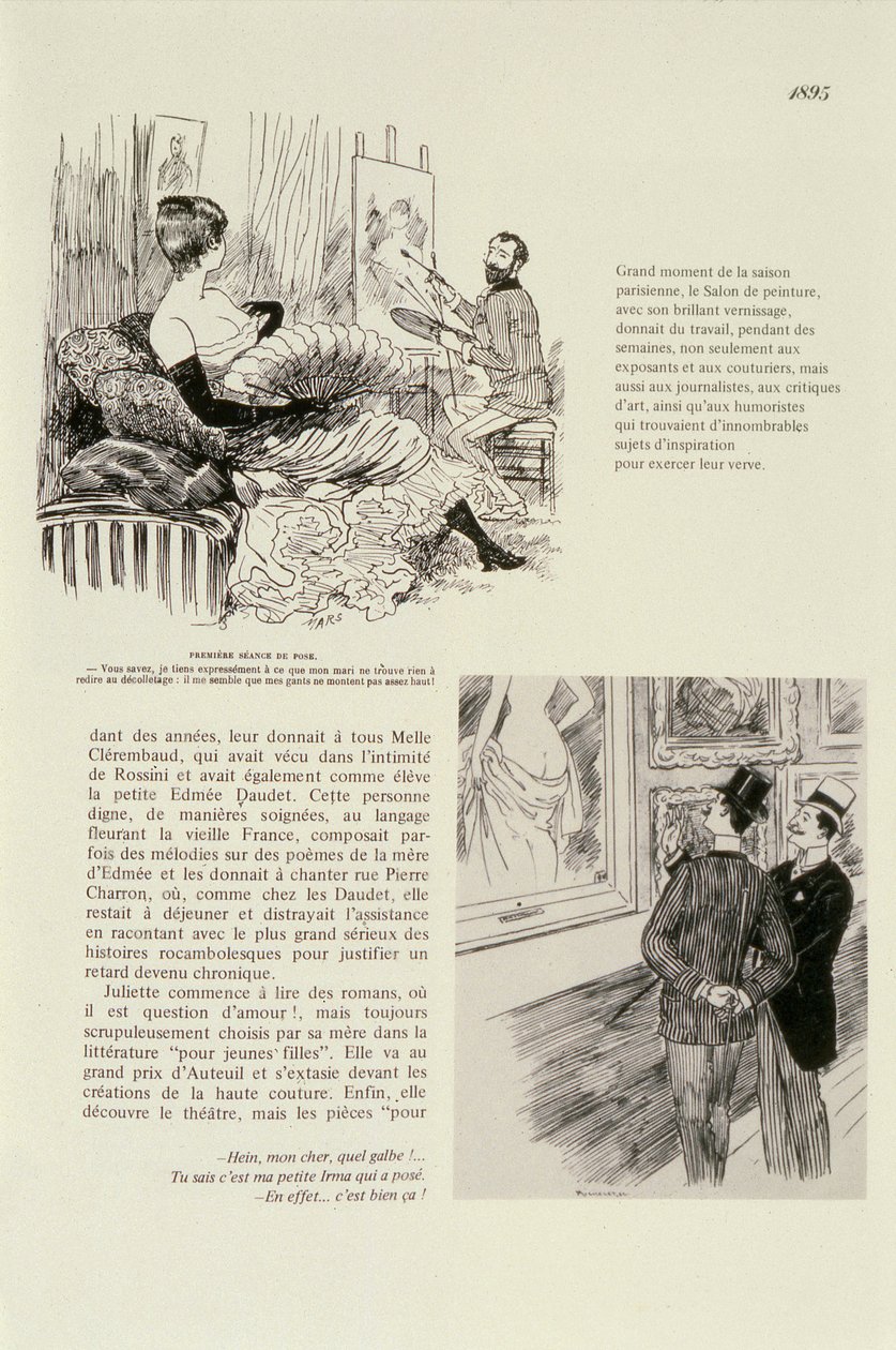Première séance pour un portrait, 1895 - Maurice Charles Mathieu Bonvoisin