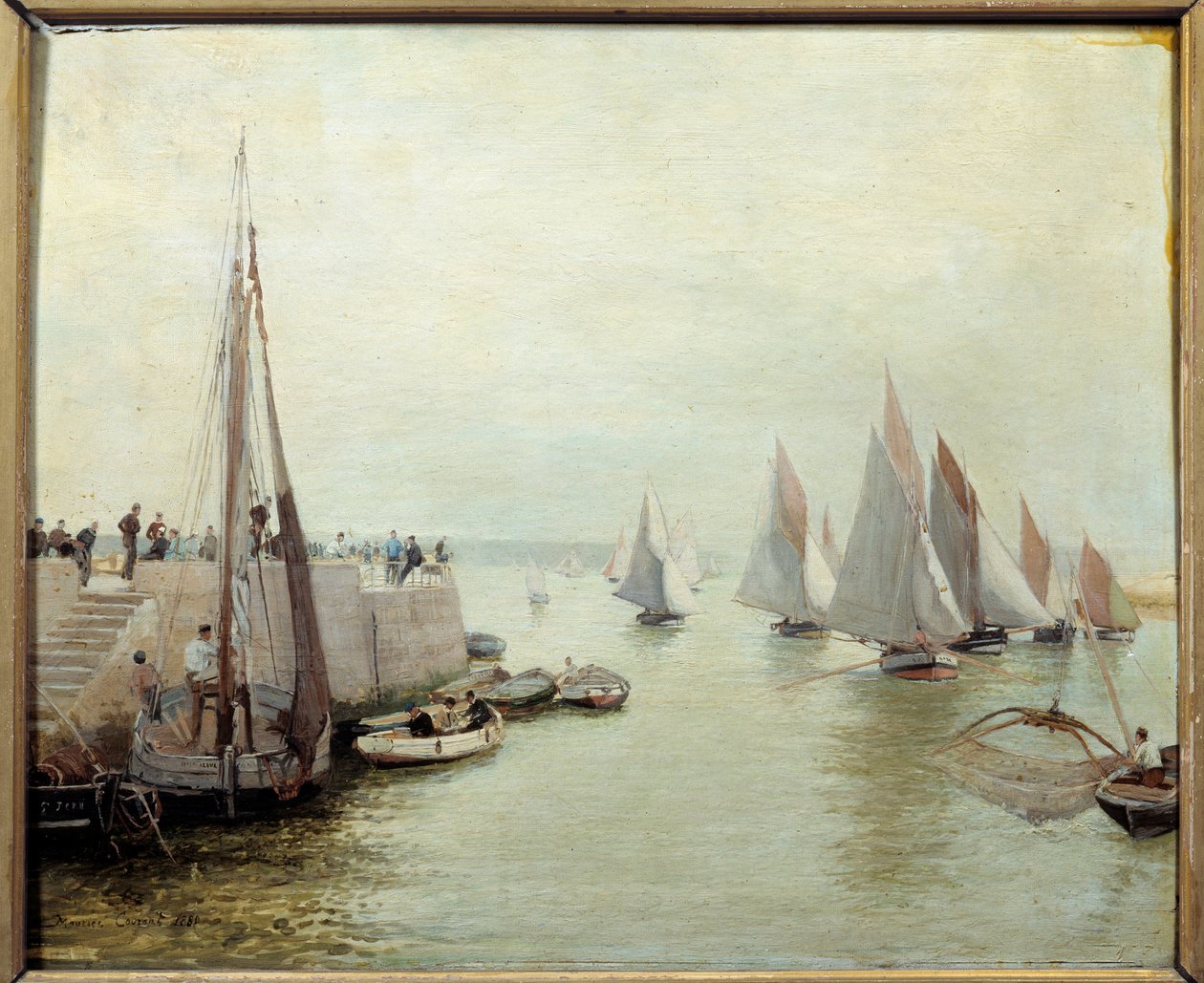 Le retour de la pêche en 1880 - Maurice Courant