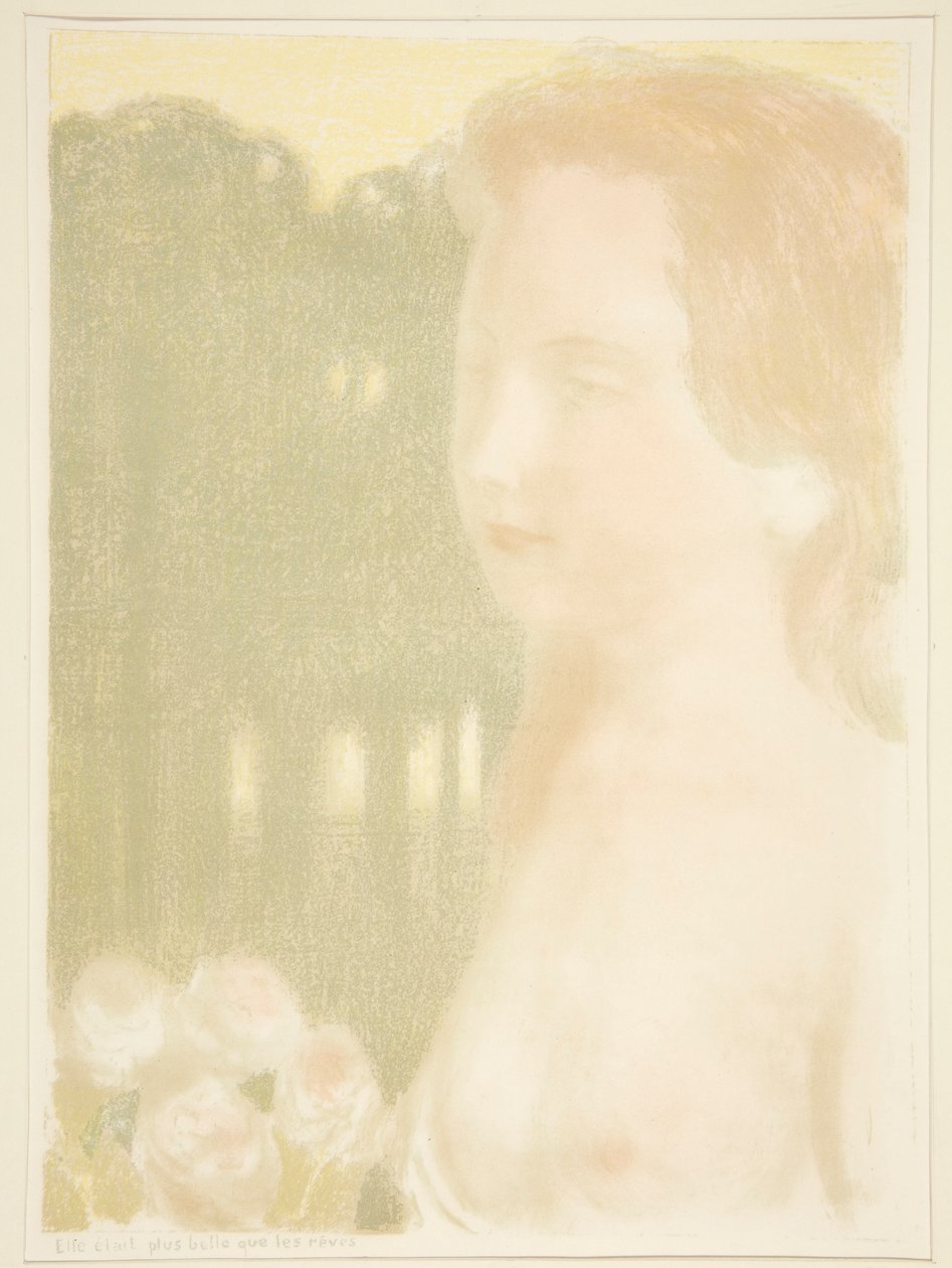 Elle était plus belle que les rêves, de Amour : Douze lithographies en couleur - Maurice Denis