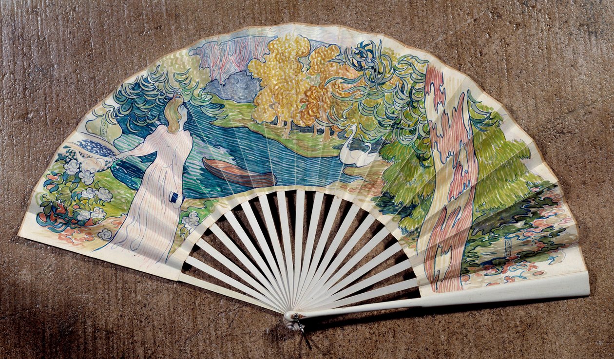 Éventail de fiançailles, décoré par Maurice Denis - Maurice Denis