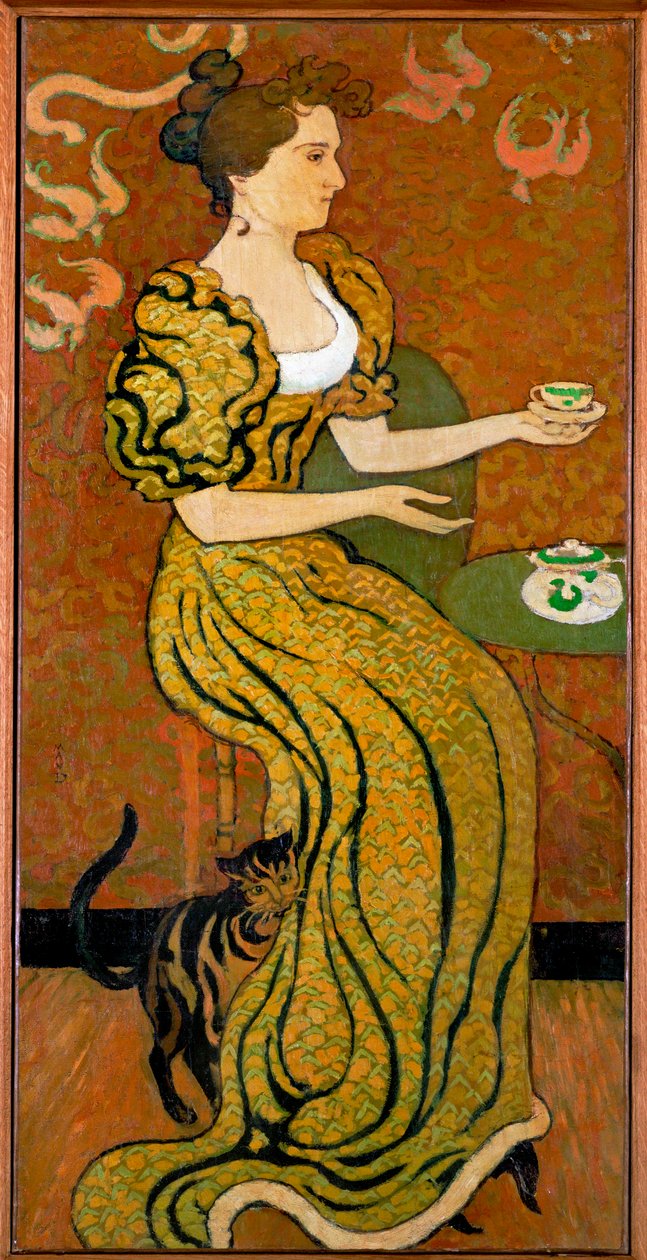 Dame à la table de thé - Maurice Denis