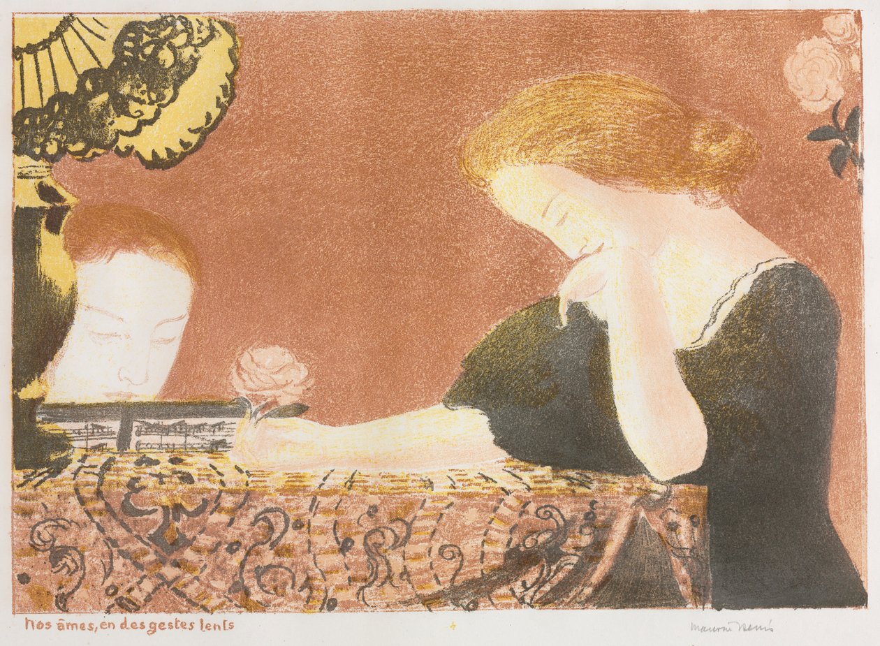 Amour : Nos âmes, en légers gestes, 1892-1898 publié 1911 - Maurice Denis