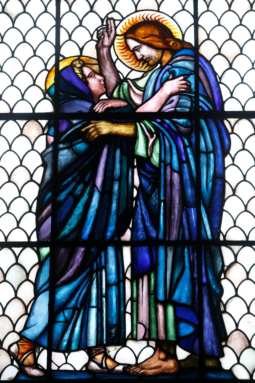 Musée Maurice Denis, Saint Germain en Laye, France, chapelle Saint Louis (vitrail) - Maurice Denis