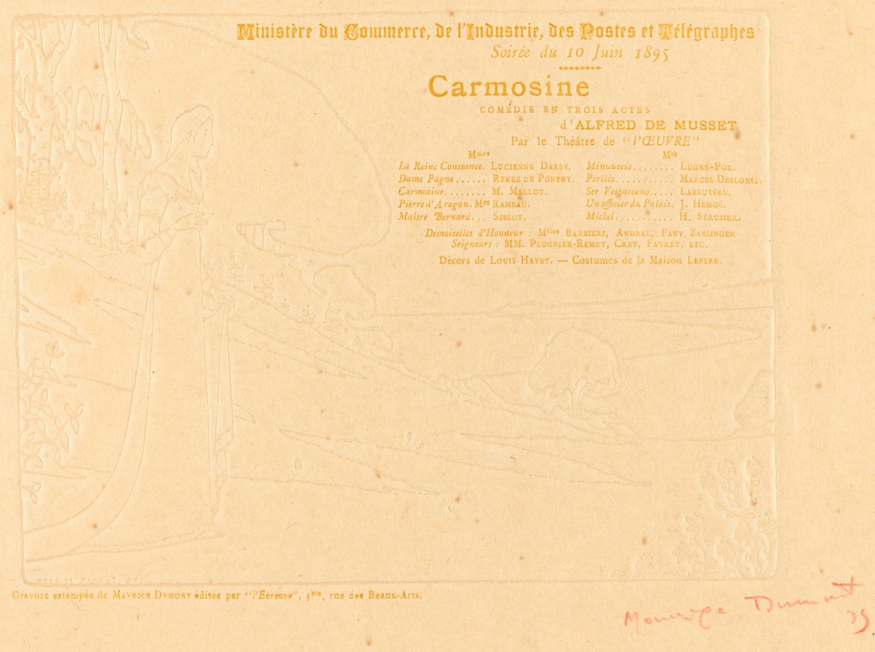 Carmosine - Maurice Dumont