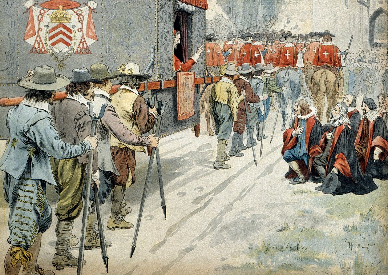 Histoire de France : En 1642, le Cardinal Richelieu - Maurice Leloir