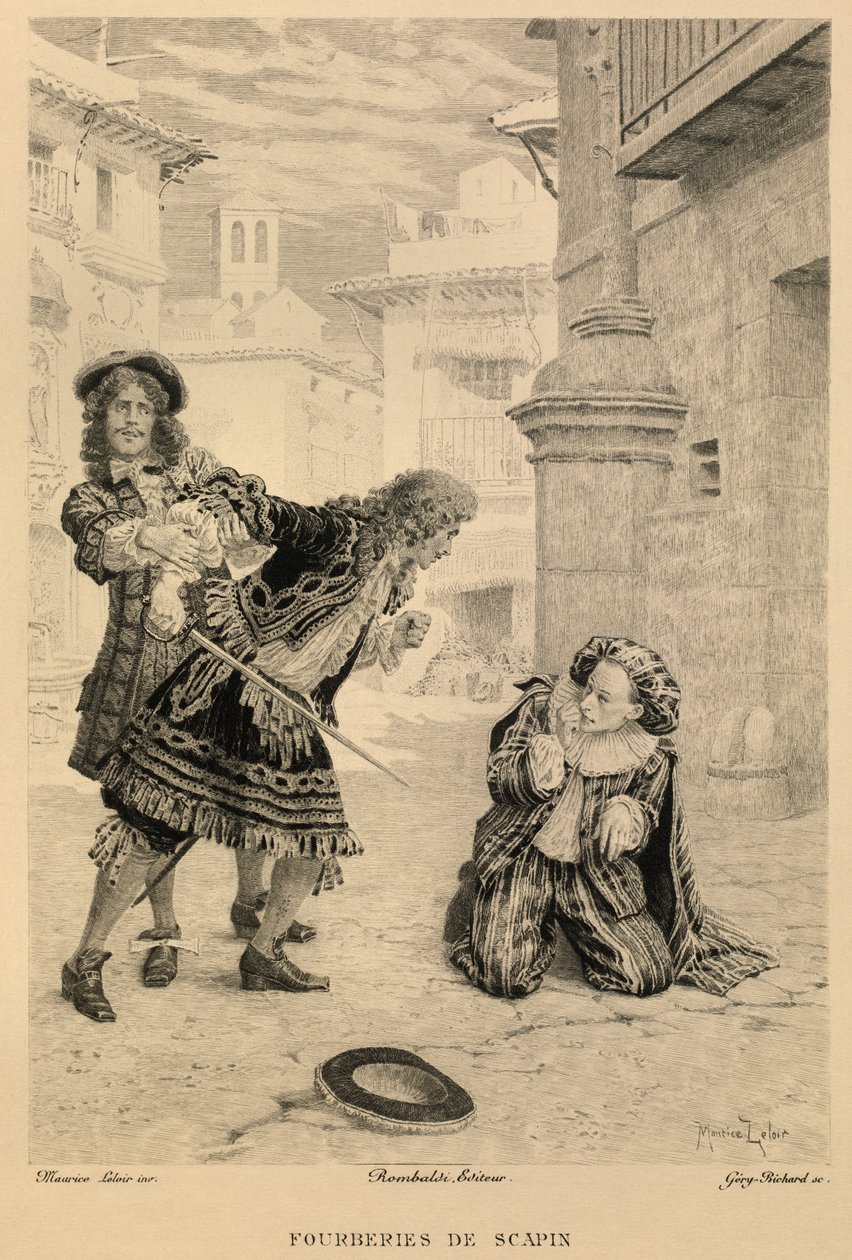 Les fourberies de Scapin par Molière - Maurice Leloir