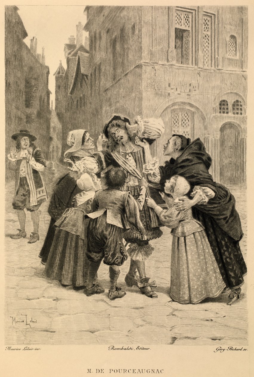 Monsieur de Pourceaugnac by Moliere - Maurice Leloir