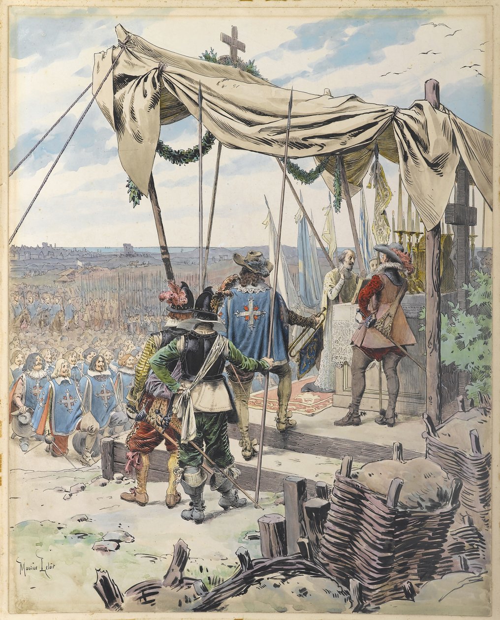 Richelieu avant la bataille - Maurice Leloir
