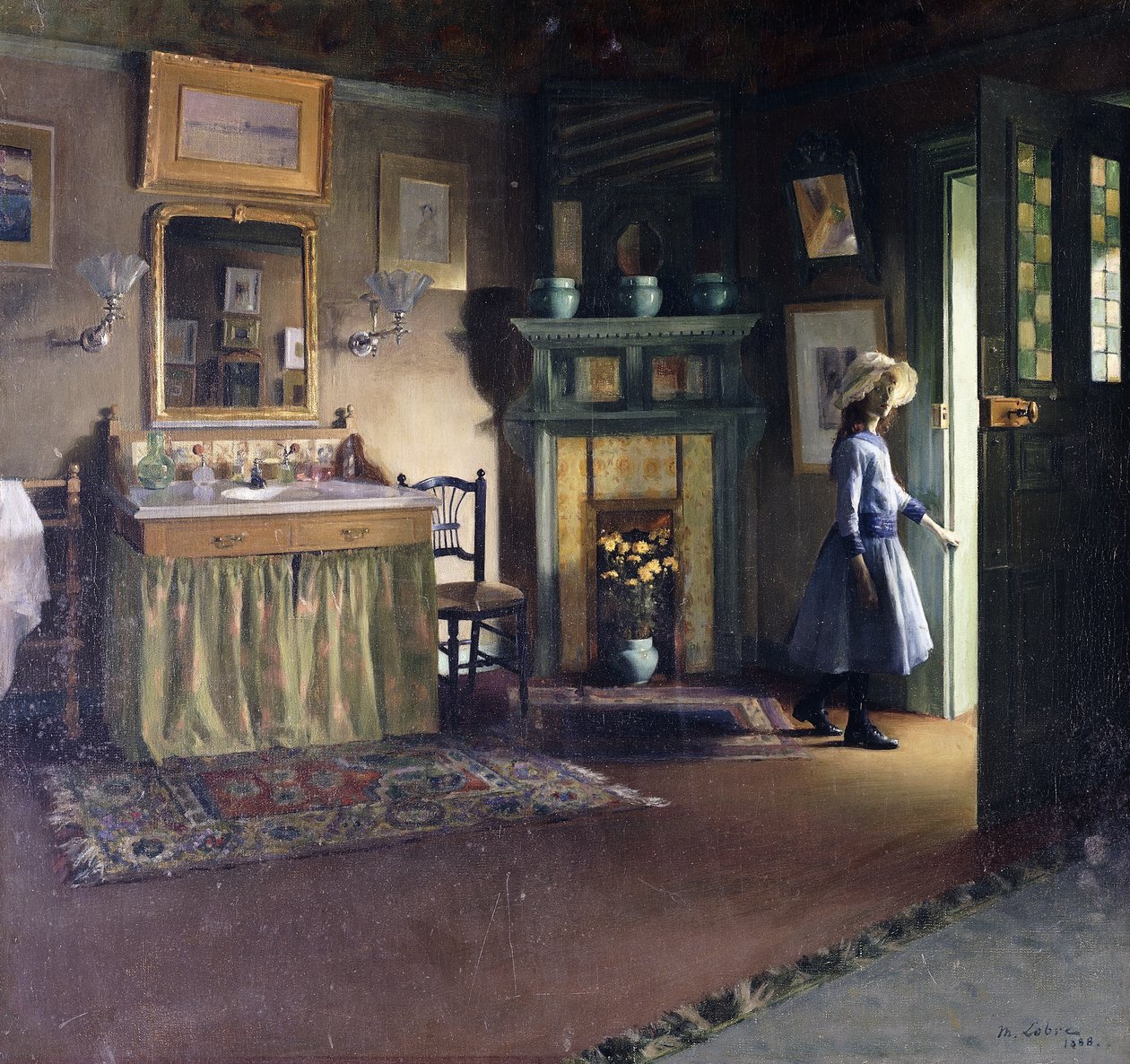 Cabinet de toilette de Jacques Emile Blanch - Maurice Lobre