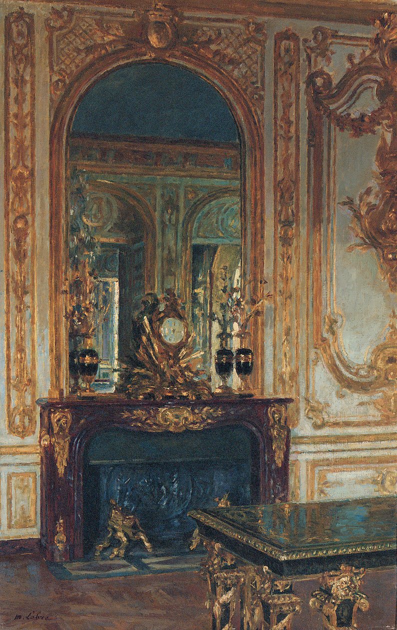 Vue intérieure de Versailles - Maurice Lobre