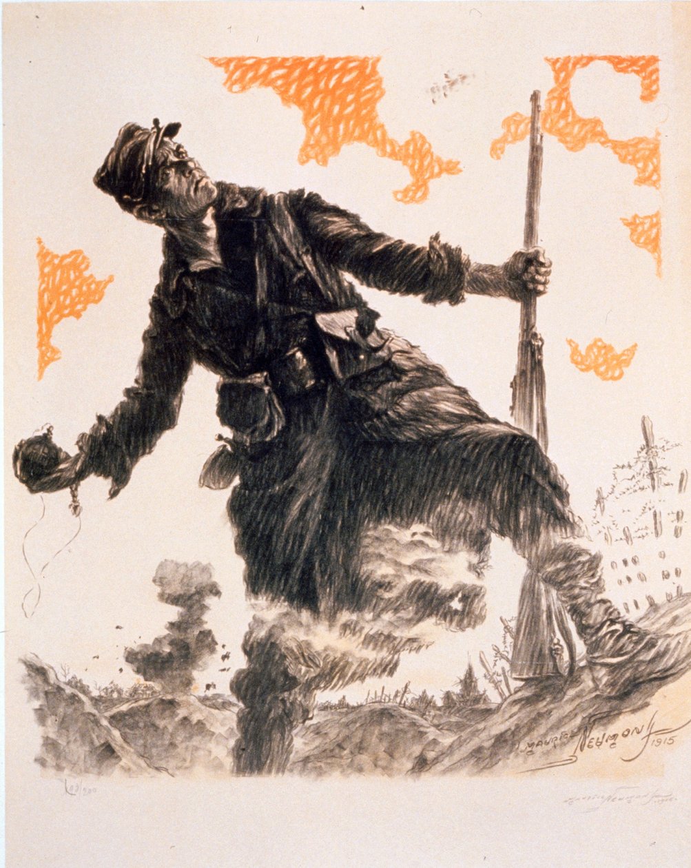 Affiche de propagande française de la Première Guerre mondiale Journée du Poilu. 25 et 26 décembre 1915, publiée en 1915 - Maurice Louis Henri Neumont