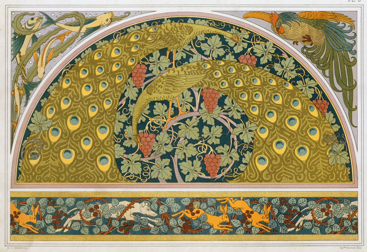 Dessins pour bordures et coins - Maurice Pillard Verneuil