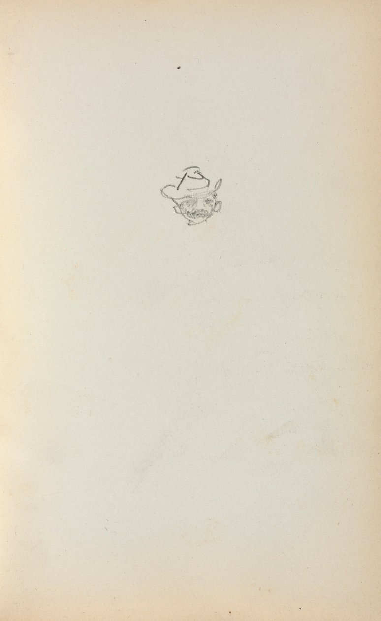 Carnet de croquis italien : Tête d