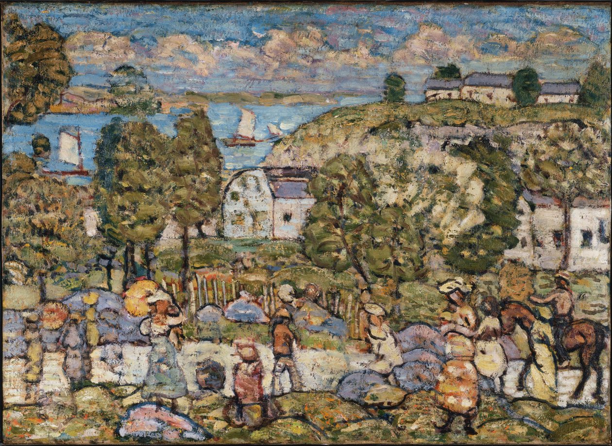 Paysage près de Nahant - Maurice Prendergast