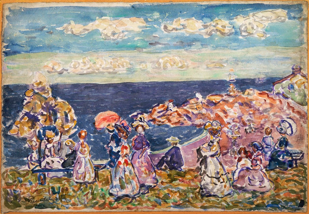 Sur la plage - Maurice Prendergast