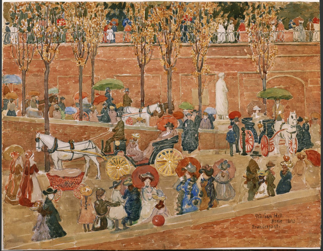 Pincio, Rome - Maurice Prendergast