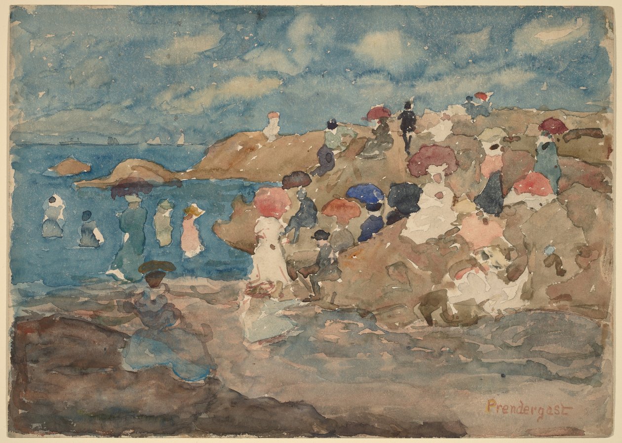 Revere Beach - Maurice Prendergast