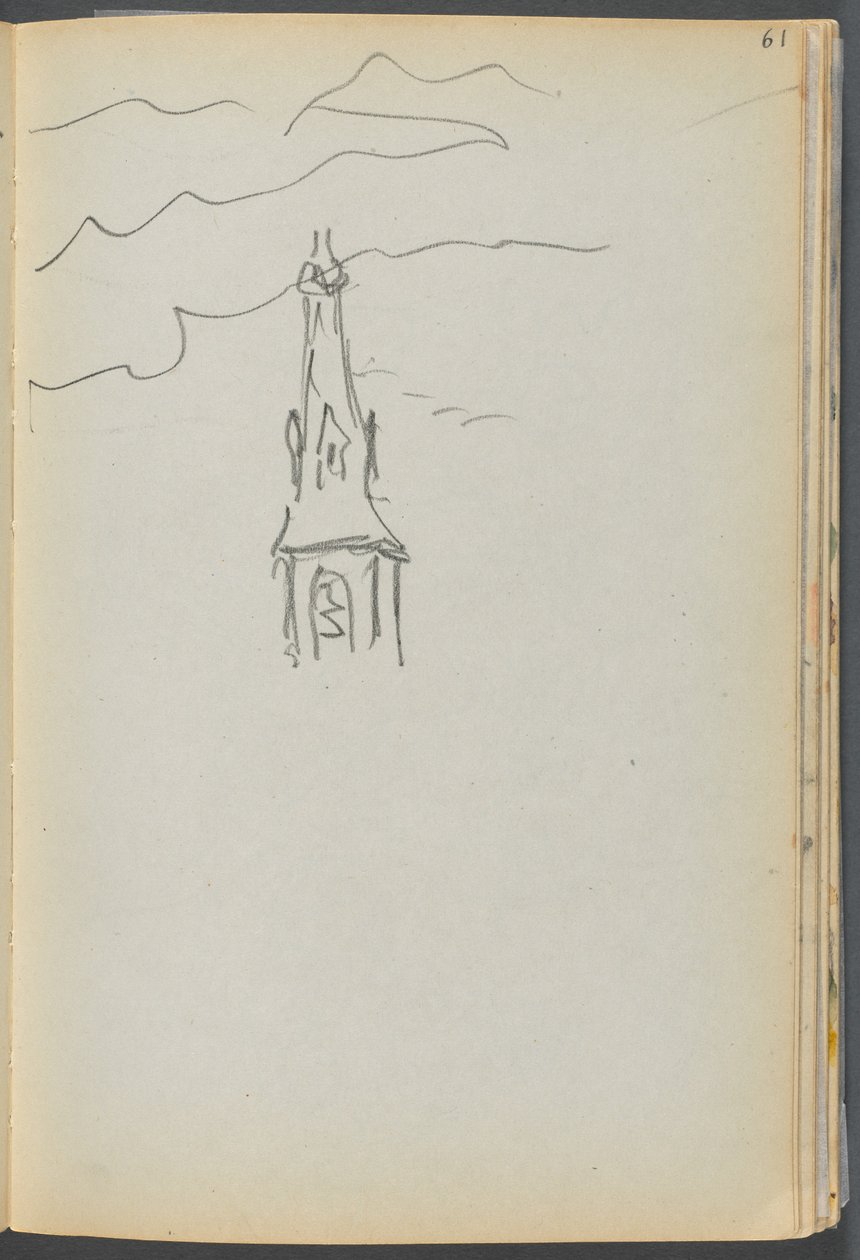 Sketchbook- The Granite Shore Hotel, Rockport, page 061 : Flèche d