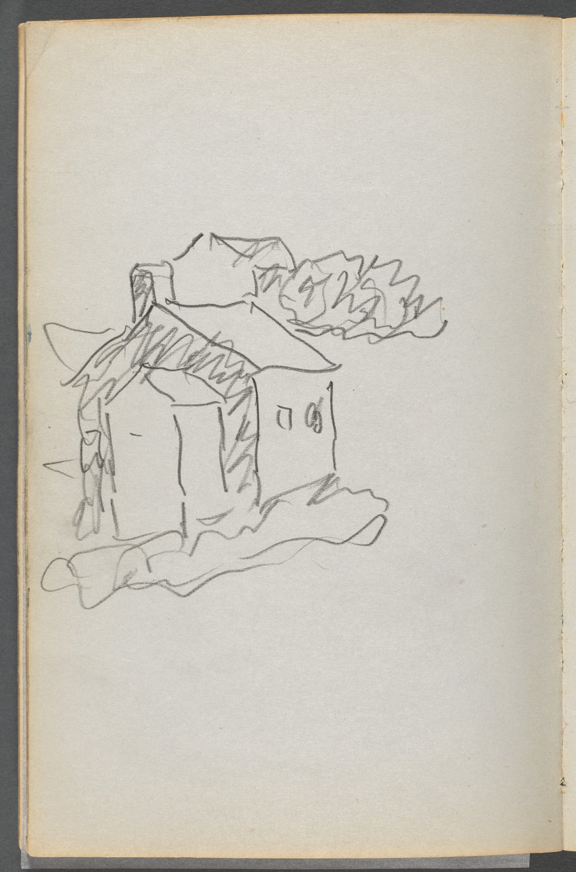 Carnet de croquis, The Dells, N° 127, page 046 : Maison - Maurice Prendergast