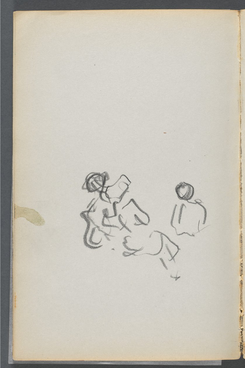Sketchbook, The Dells, N° 127, page 054 : Figures - Maurice Prendergast