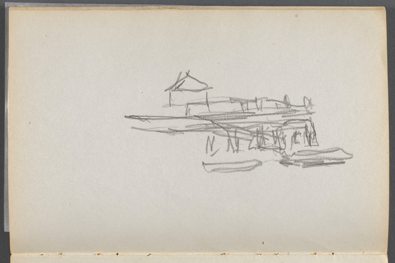 Sketchbook, The Dells, N° 127, page 060 : Quai - Maurice Prendergast