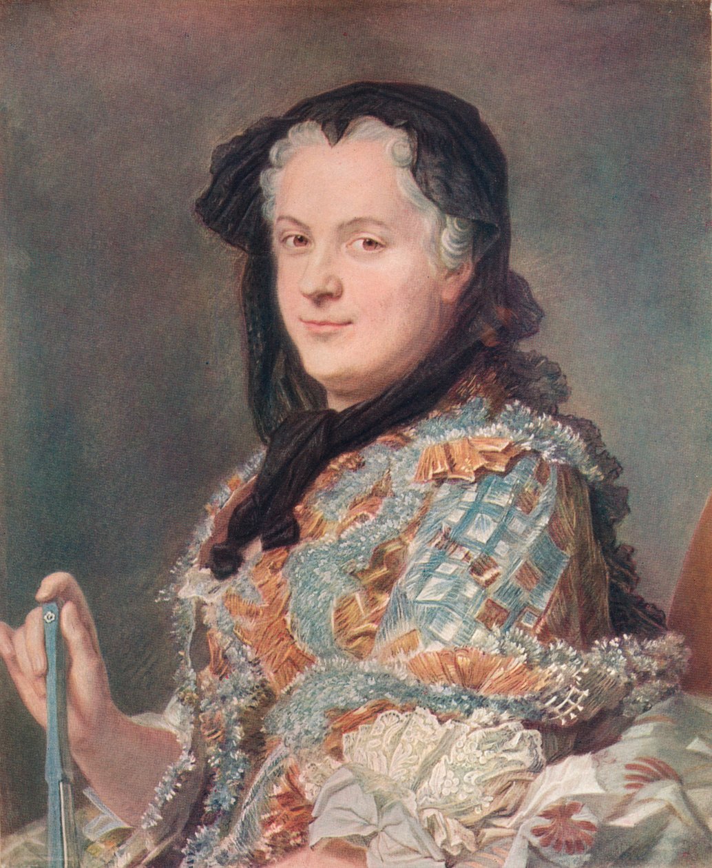 Marie Leczinska, vers 1748 - Maurice Quentin de La Tour