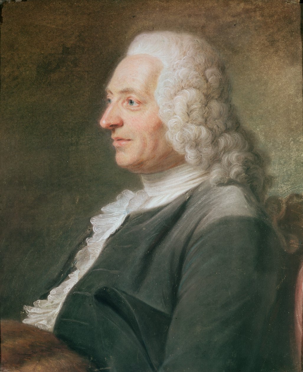 Portrait, présumé être le Président Hénault - Maurice Quentin de La Tour