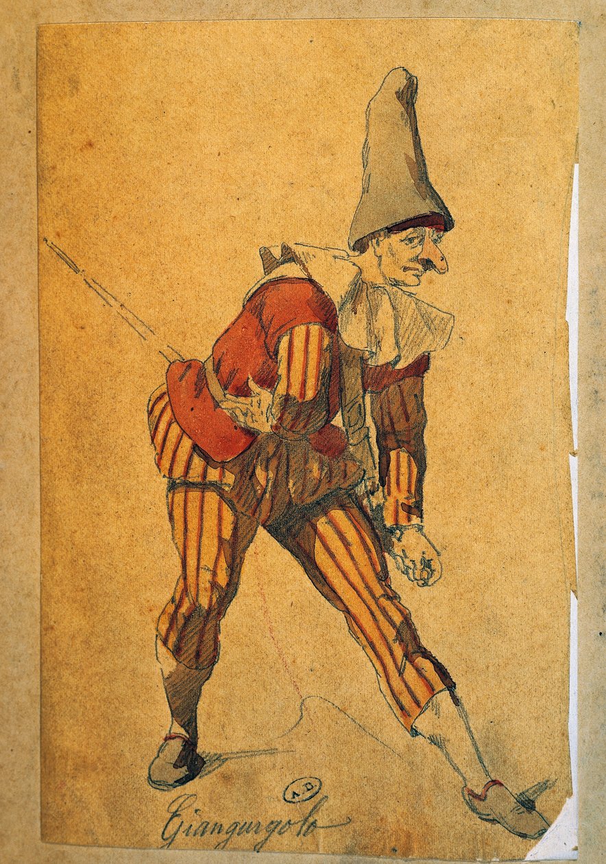 Giangurgolo, personnage de la Commedia dell
