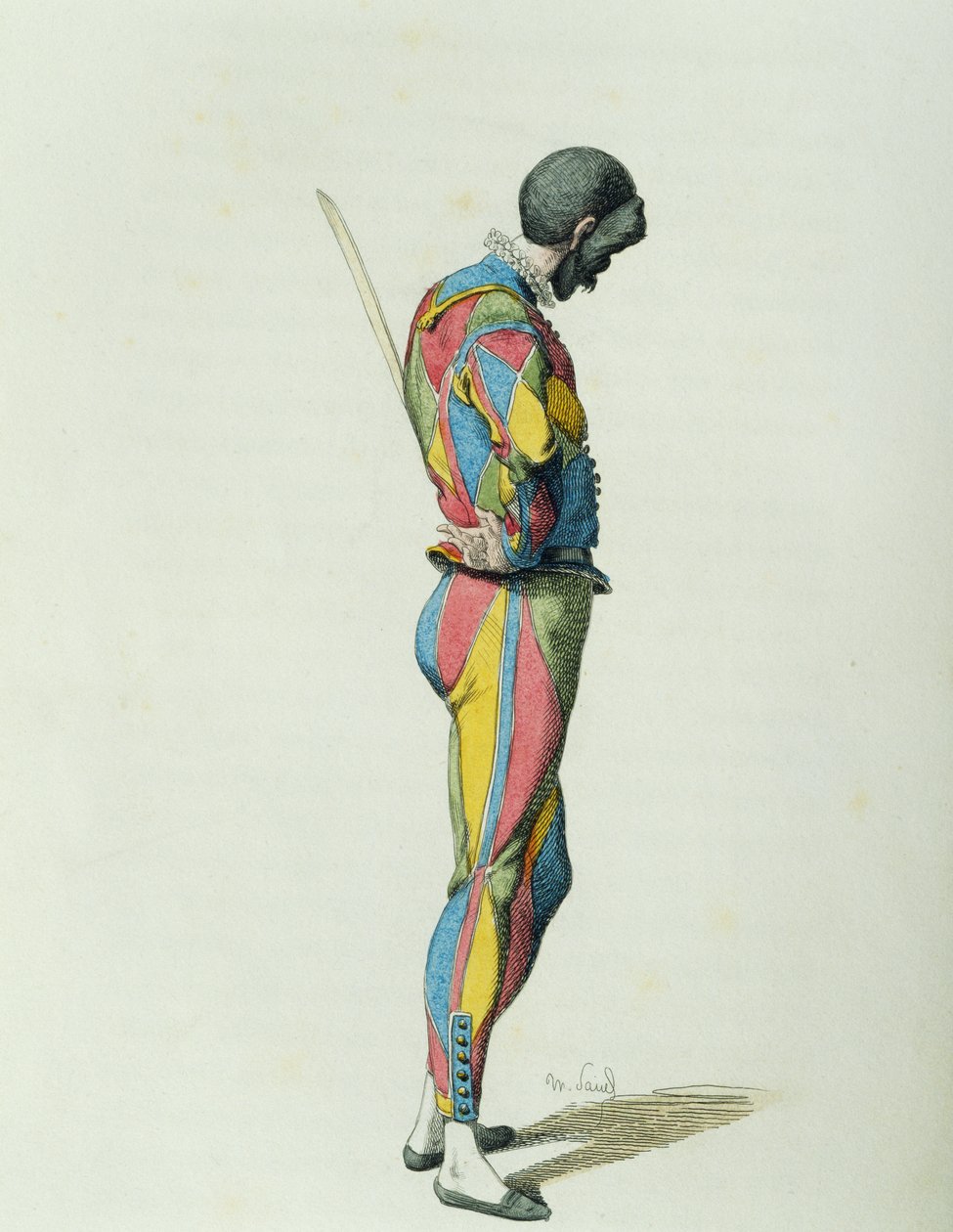 Arlequin en 1858 - Maurice Sand