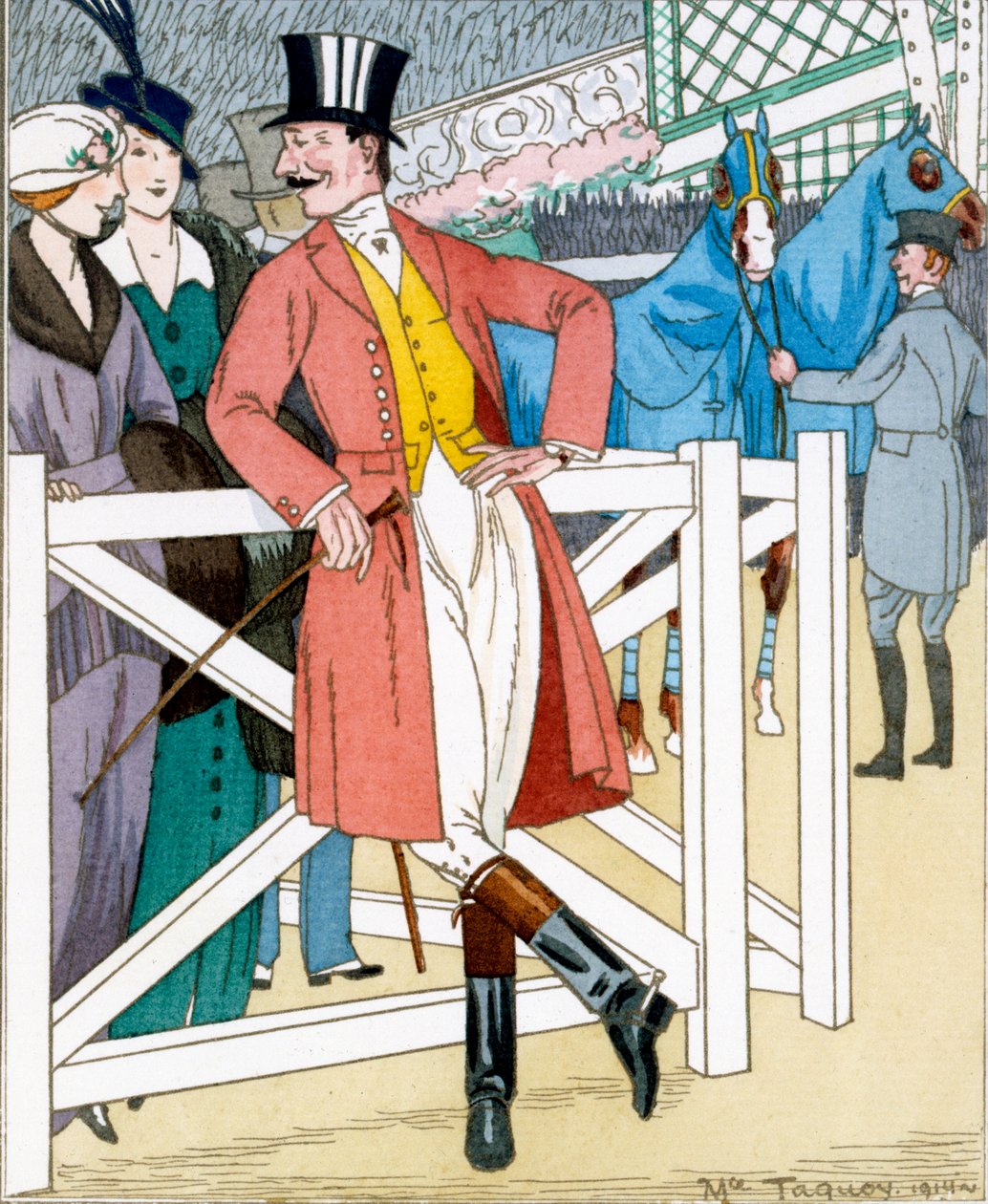 Gazette du Bon Ton : No. 4, Les Propos Désobligeants, tenue pour le Concours Hippique - Maurice Taquoy