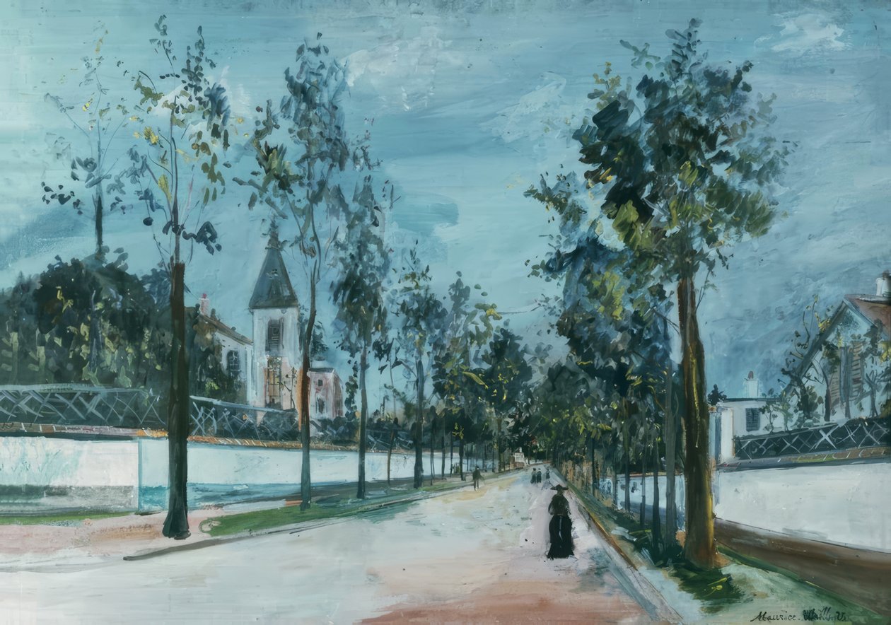La rue de banlieue - Maurice Utrillo