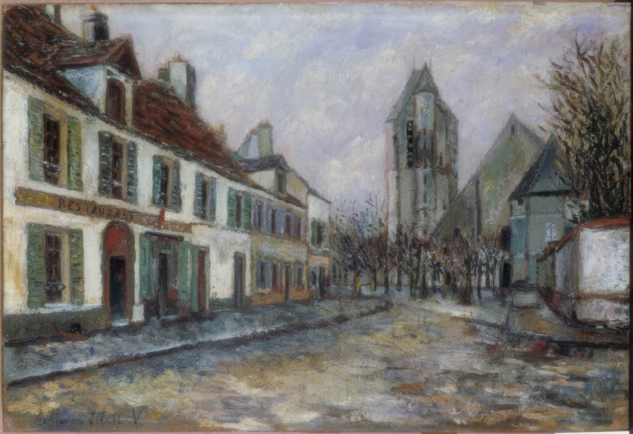 place du village - Maurice Utrillo