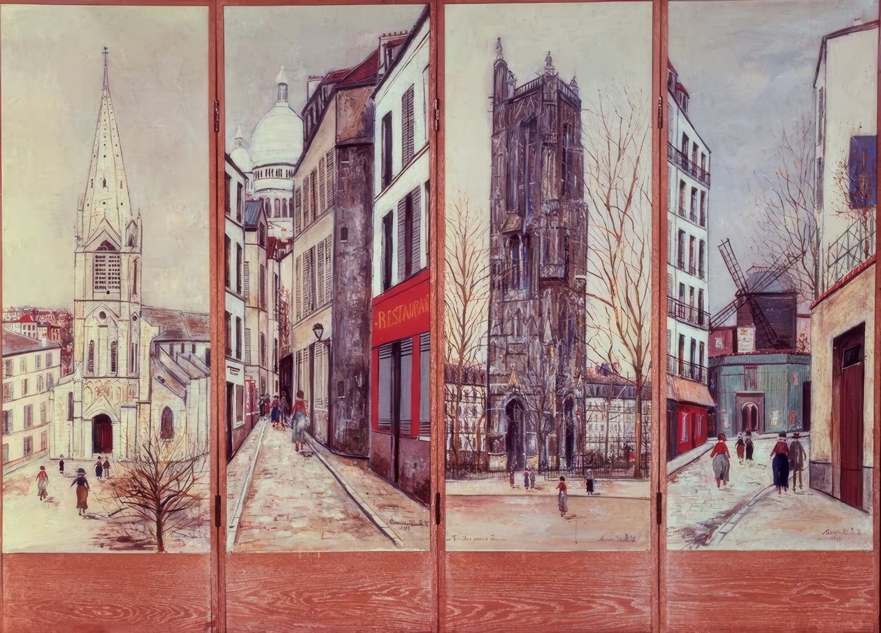 LE PARAVENT – XXe SIÈCLE - Maurice Utrillo