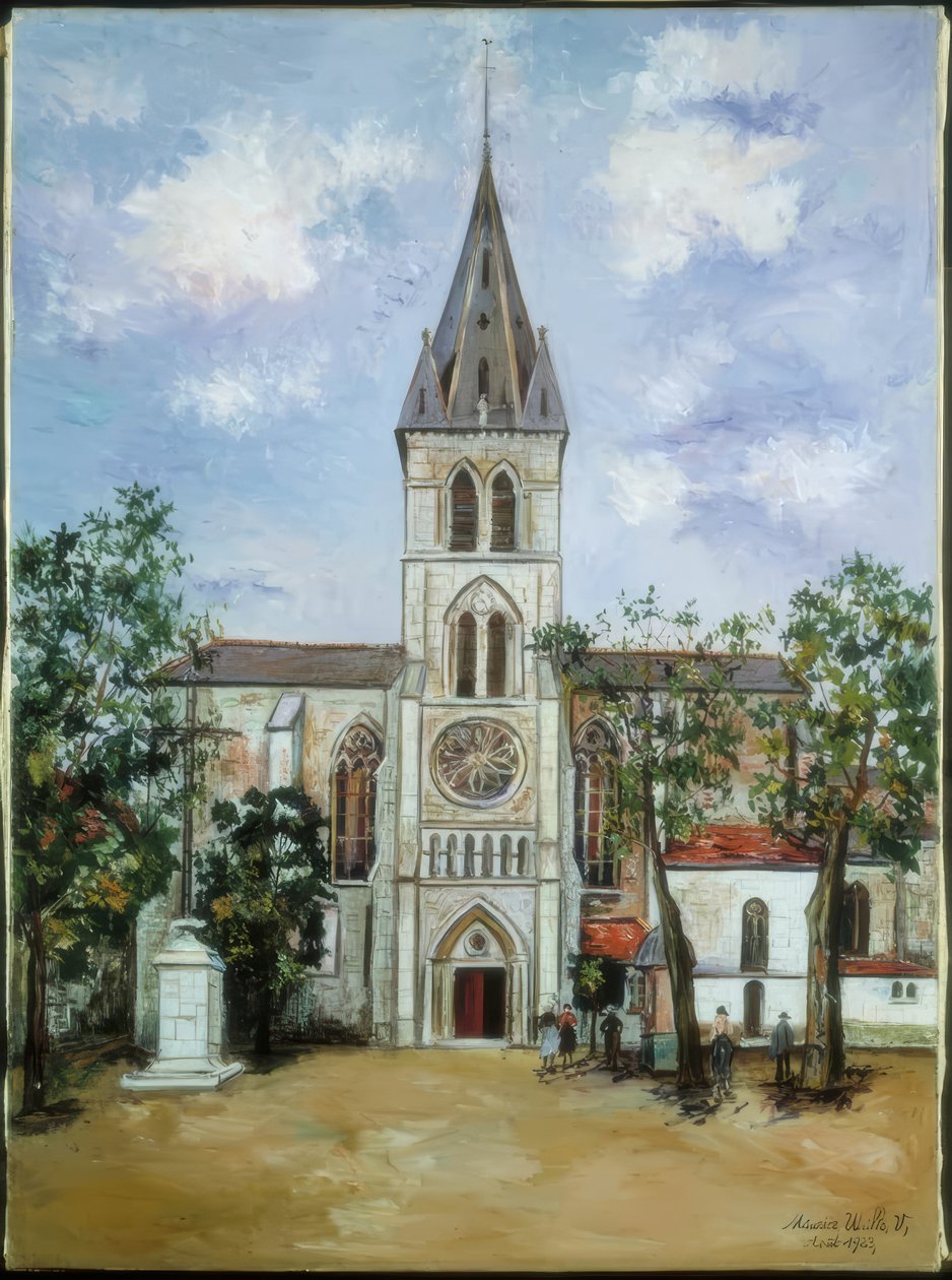 Église Saint-Pierre, Orthez, Pyrénées - Maurice Utrillo