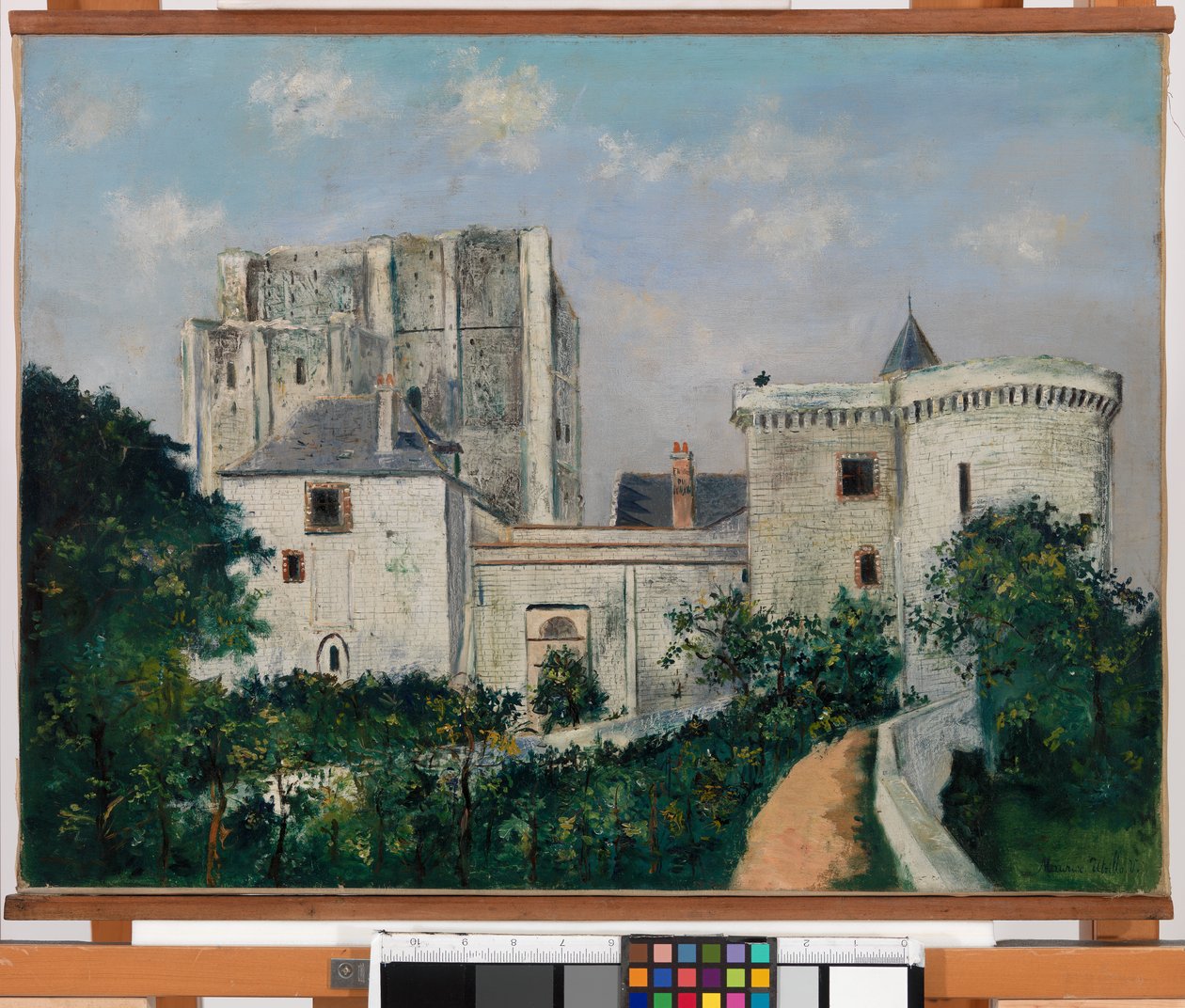 Forteresse (huile sur toile) - Maurice Utrillo