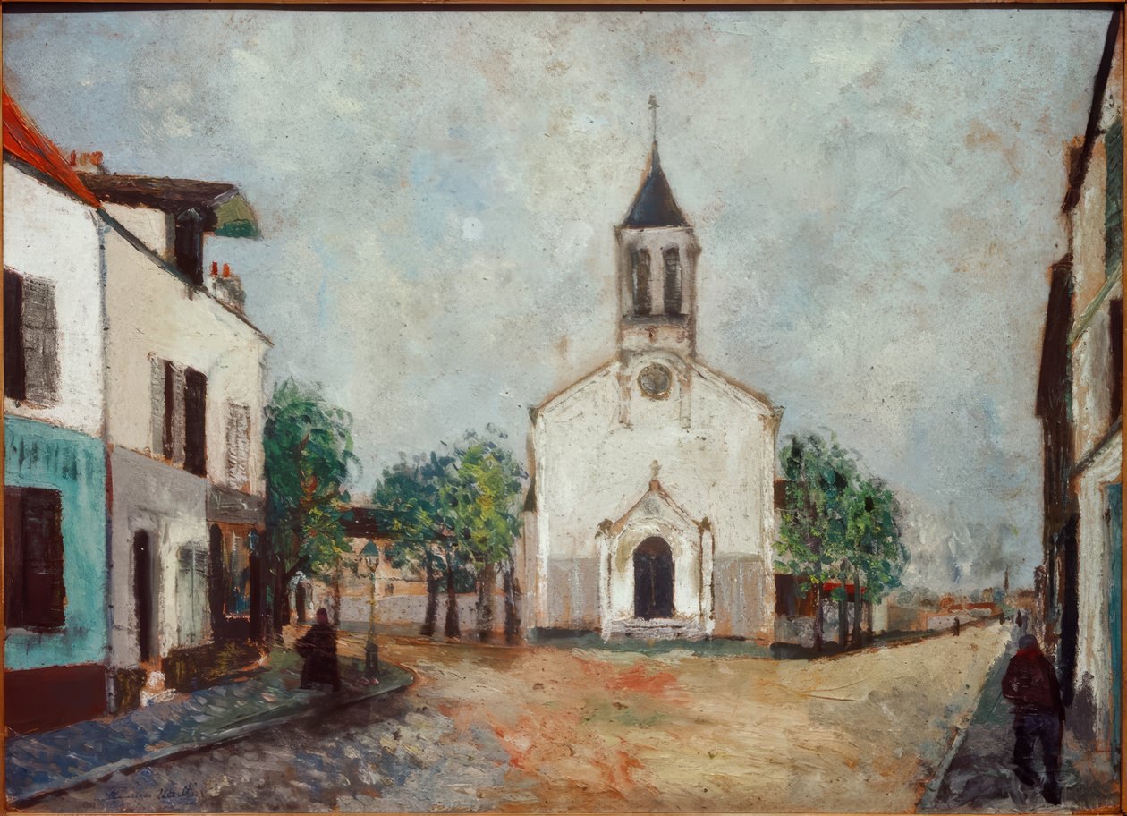 Église à Villanteuse - Maurice Utrillo