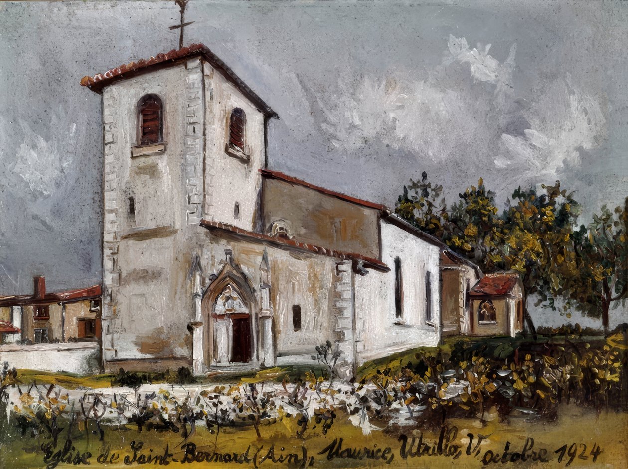 Église Saint-Bernard - Maurice Utrillo
