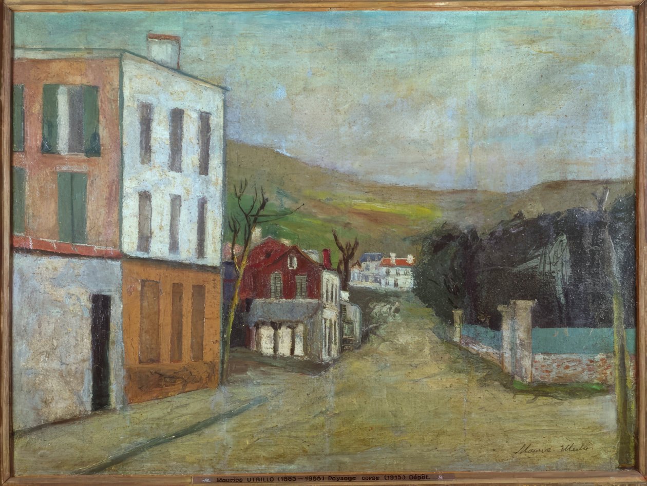 Paysage corse - Maurice Utrillo