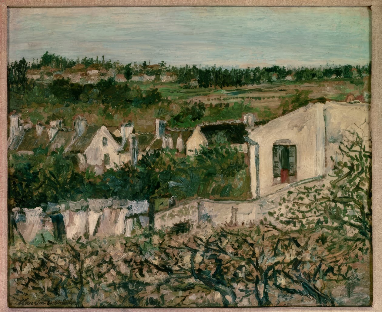 La Butte Pinson - Maurice Utrillo