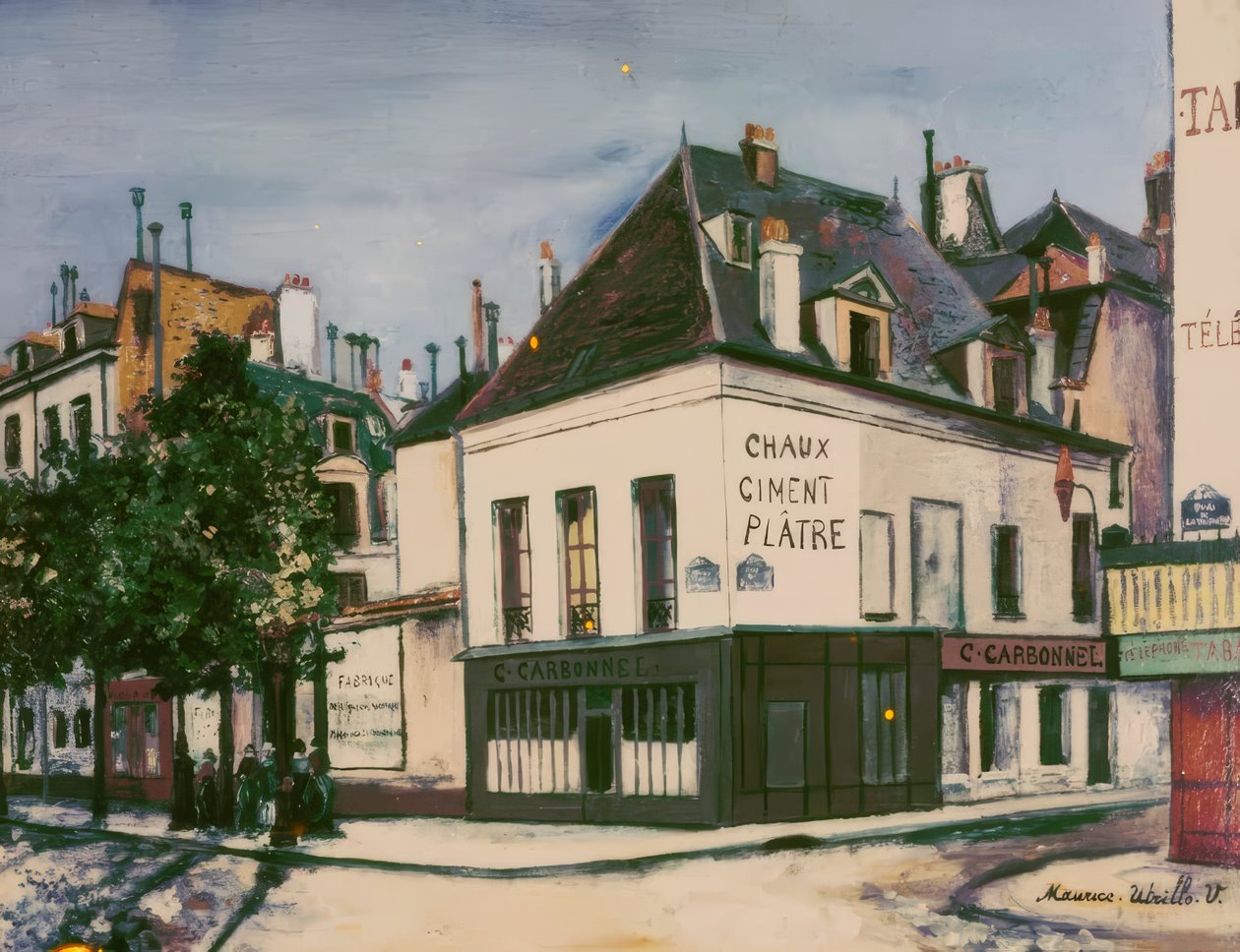 La Maison Carbonnel, Quai de la Tournelle - Maurice Utrillo