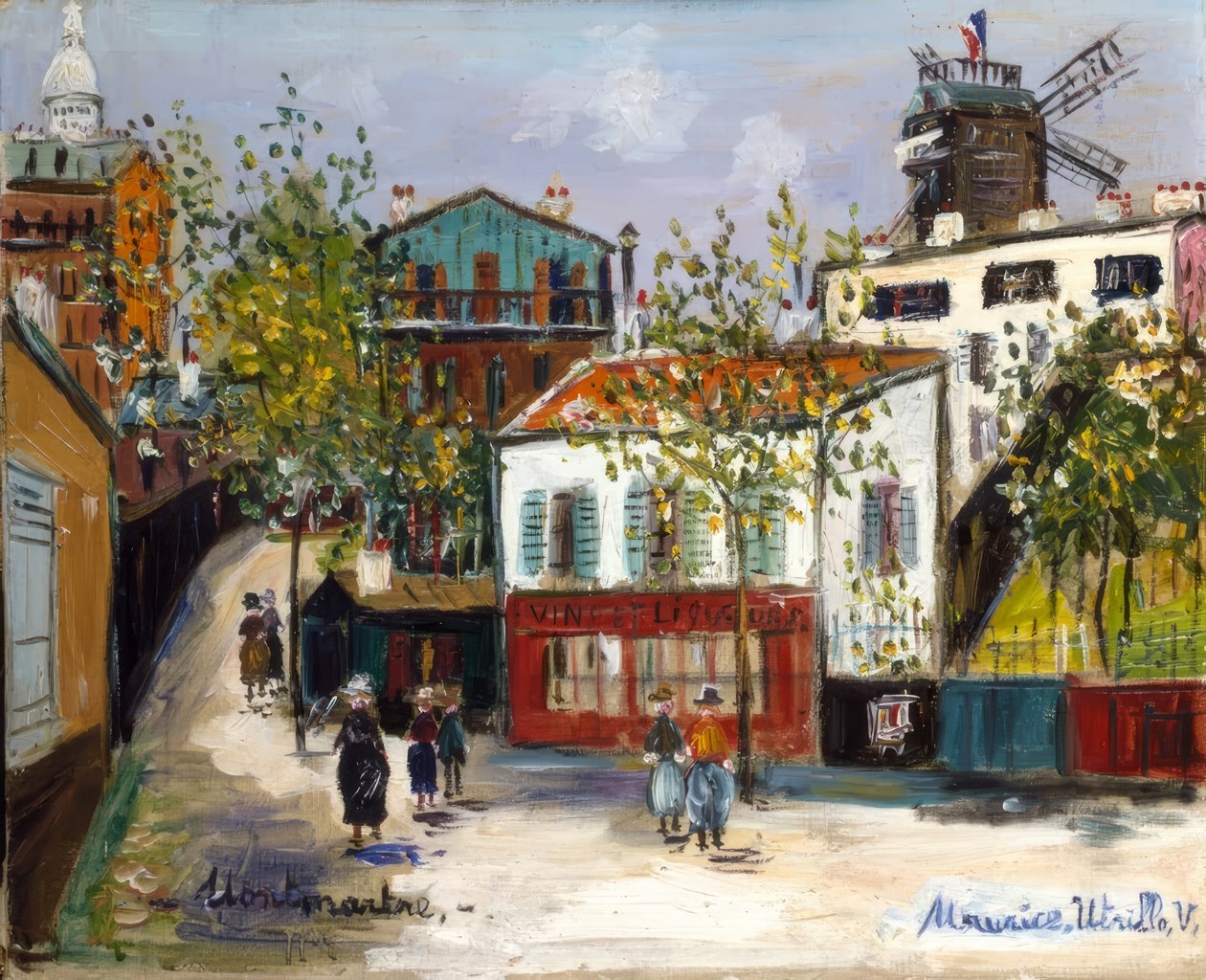 Le Maquis à Montmartre - Maurice Utrillo