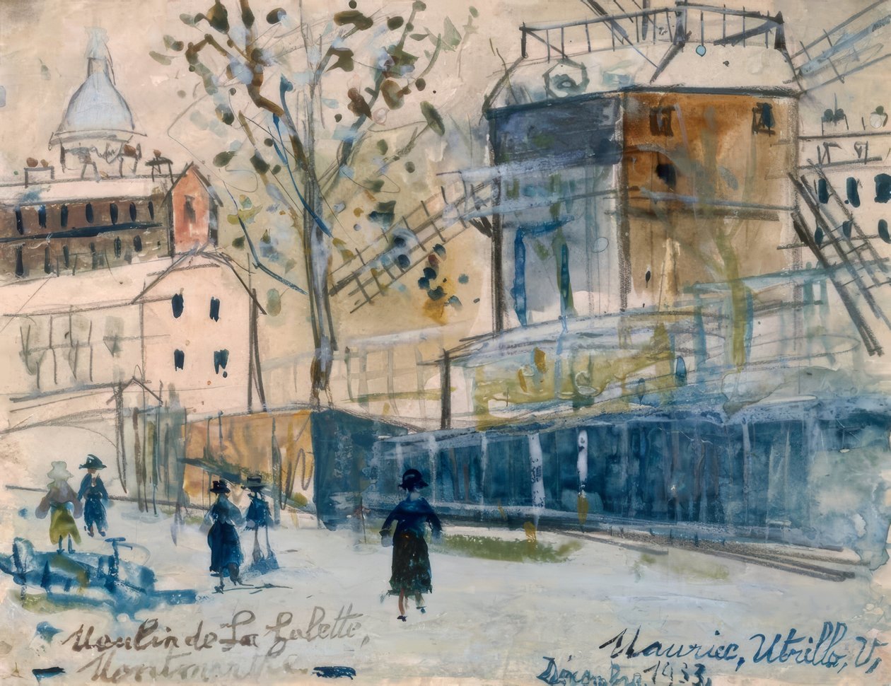 Moulin de la Galette - Maurice Utrillo