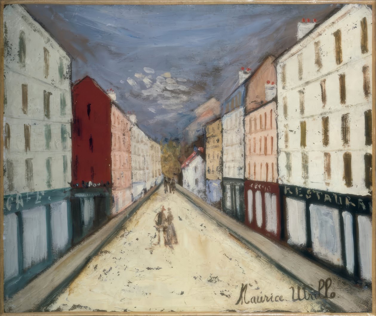 Rue de Paris - Maurice Utrillo