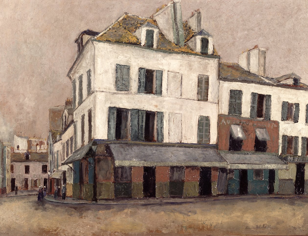Place du Tertre a Montmartre - Maurice Utrillo