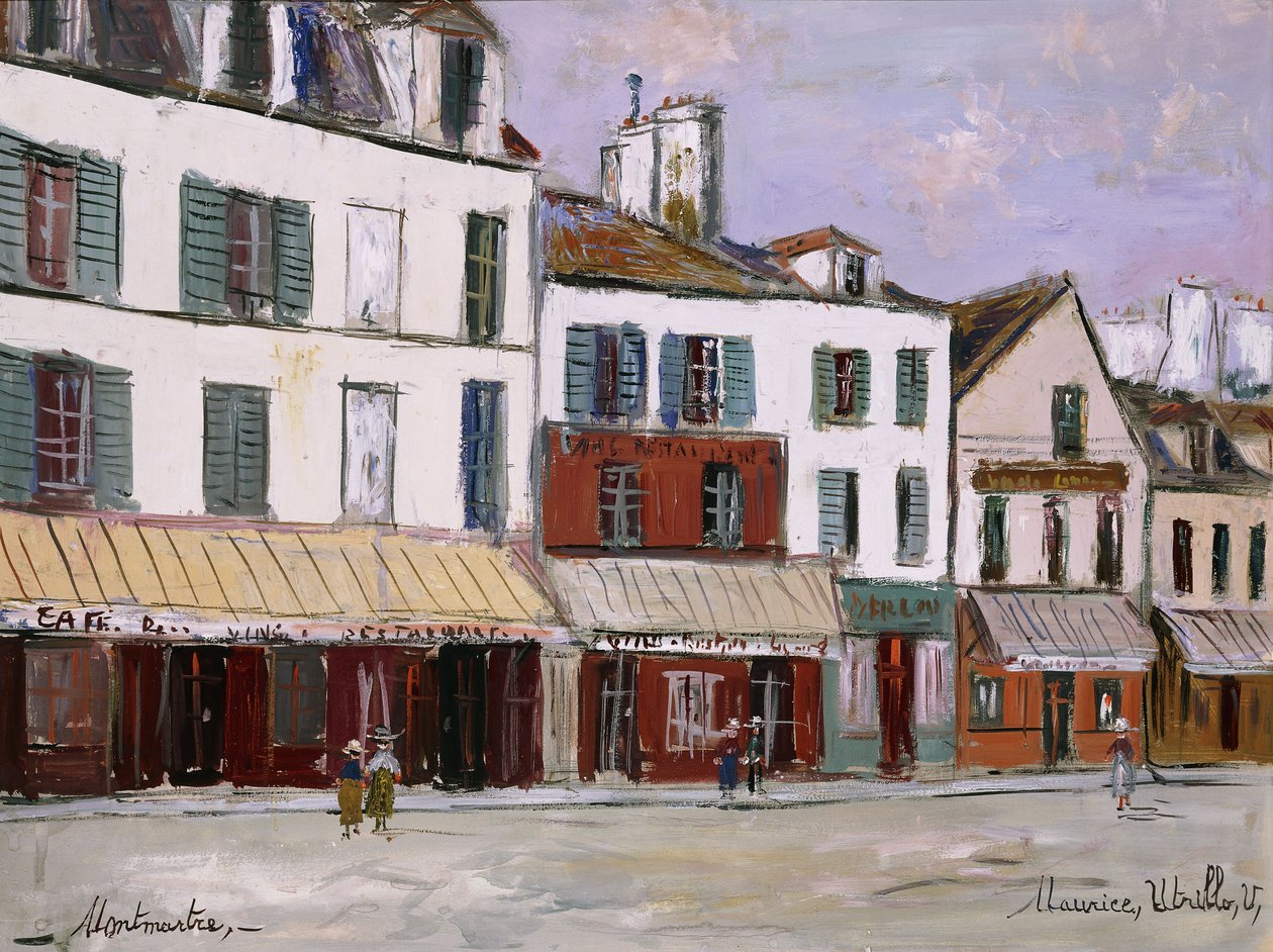 Restaurant de la Mere Catherine, Montmartre - Maurice Utrillo