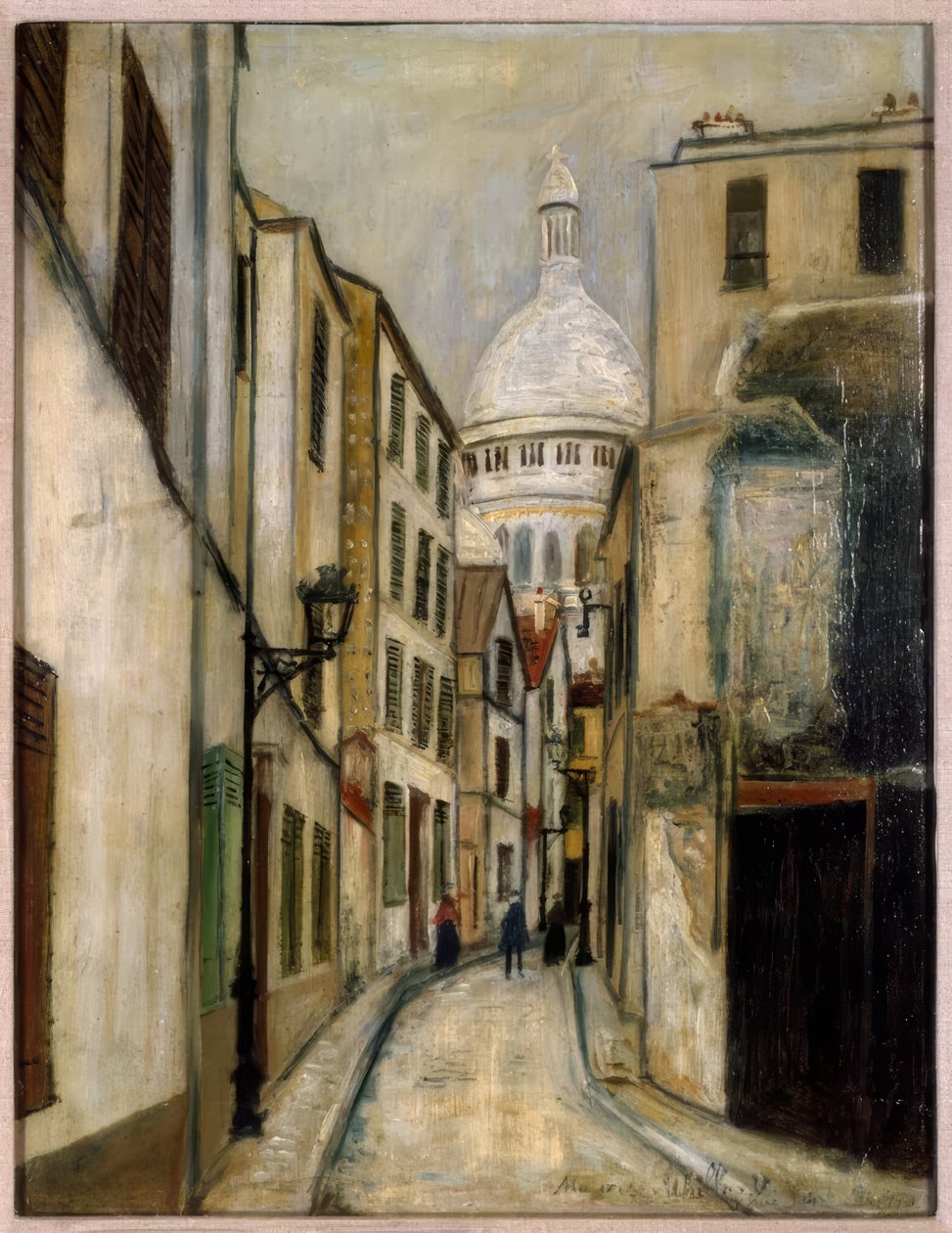 Rue Saint-Rustique - Maurice Utrillo