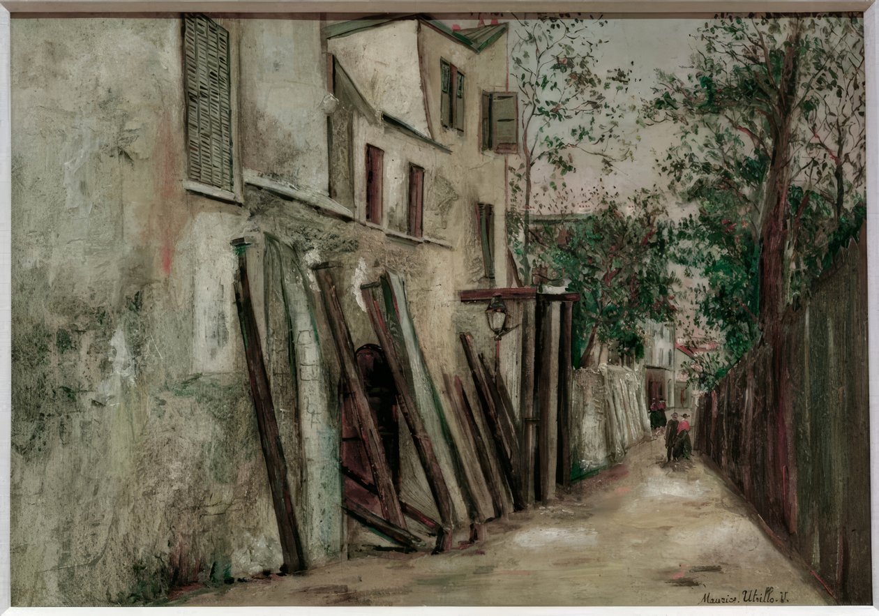 Rue Saint-Vincent - Maurice Utrillo